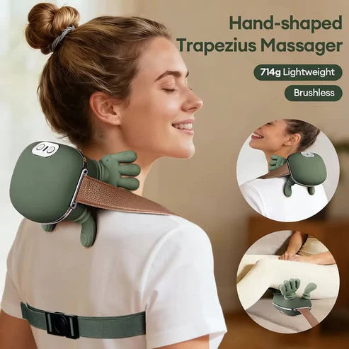 Portable Neck Shoulder Massager with Heat Therapy