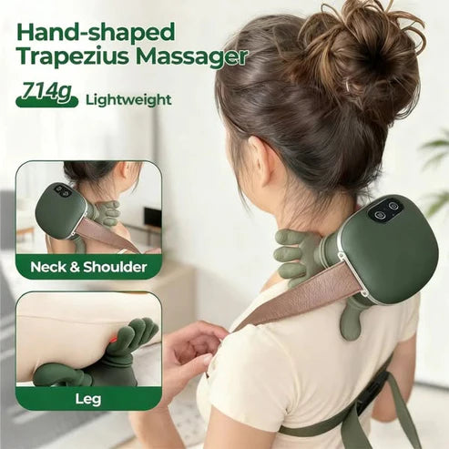 Portable Neck Shoulder Massager with Heat Therapy