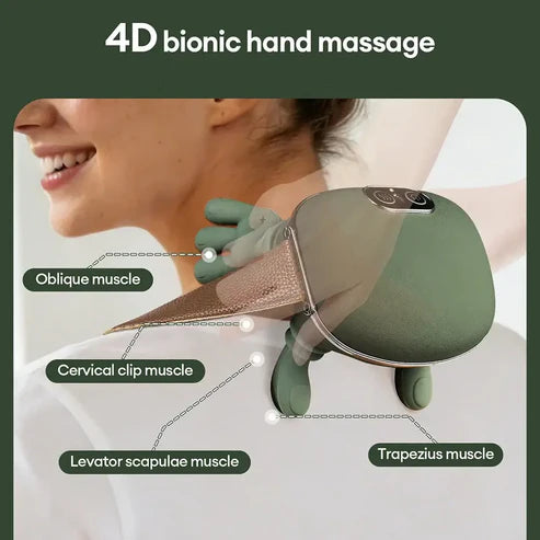 Portable Neck Shoulder Massager with Heat Therapy