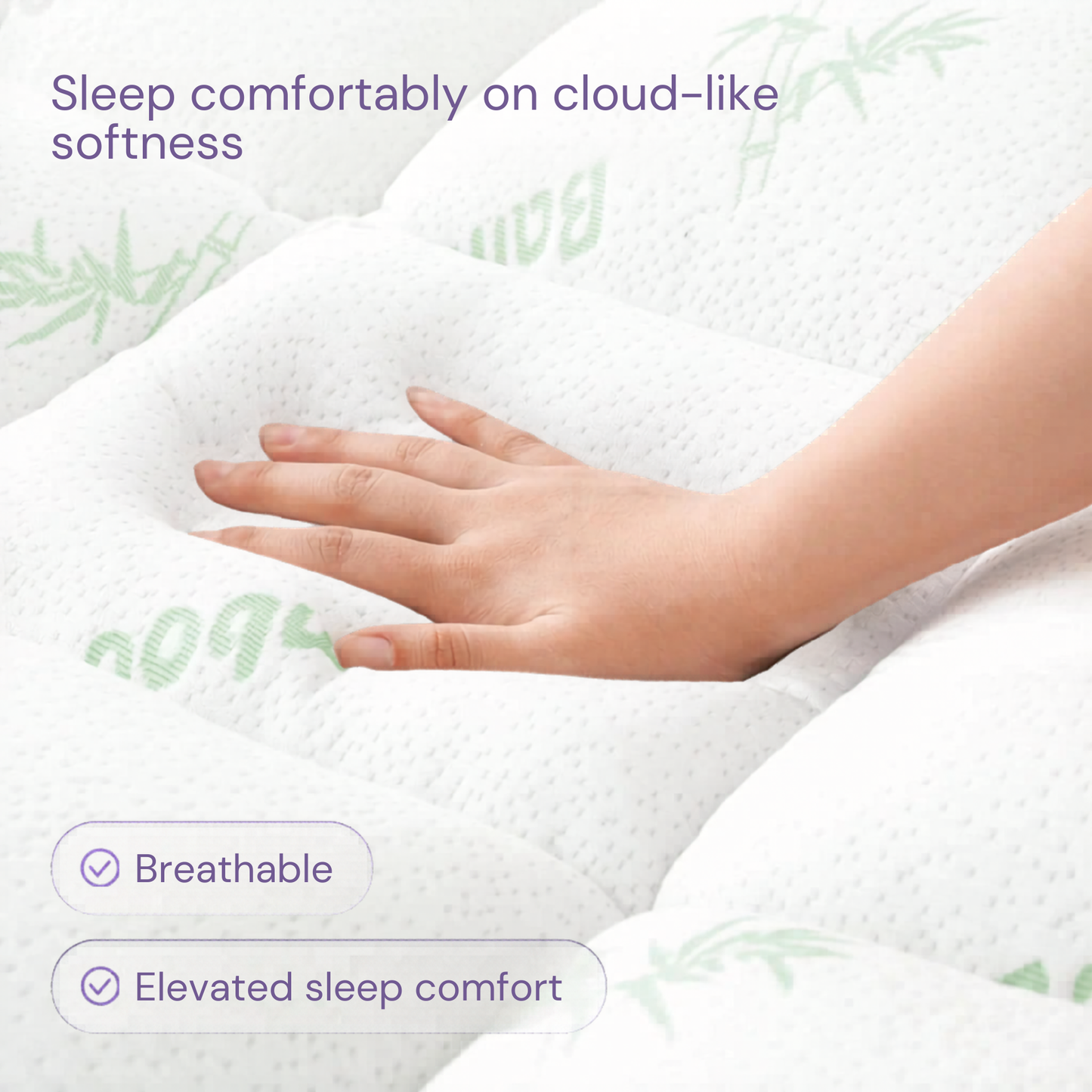 Droovii™ Bamboo Mattress Topper